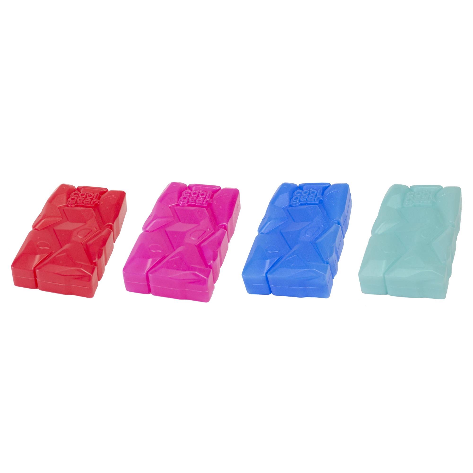 Cool Gear Reusable Fat Ice Pack BPA Free with Non-Toxic Freezer Gel, 12 Pack Assorted Colors