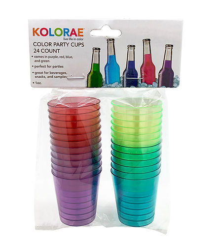KOLORAE Color Party Cups 24 Count