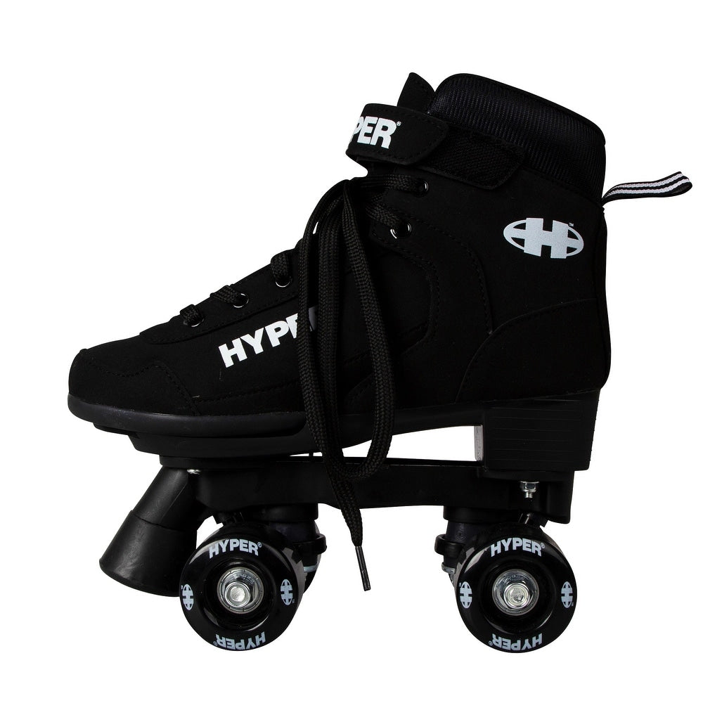 BRAVO Hyper Adjustable Roller Skates US 3-7, Black & White