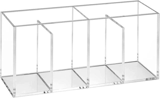 Tro Home 4 Section Multi-Purpose Organizer - Clear