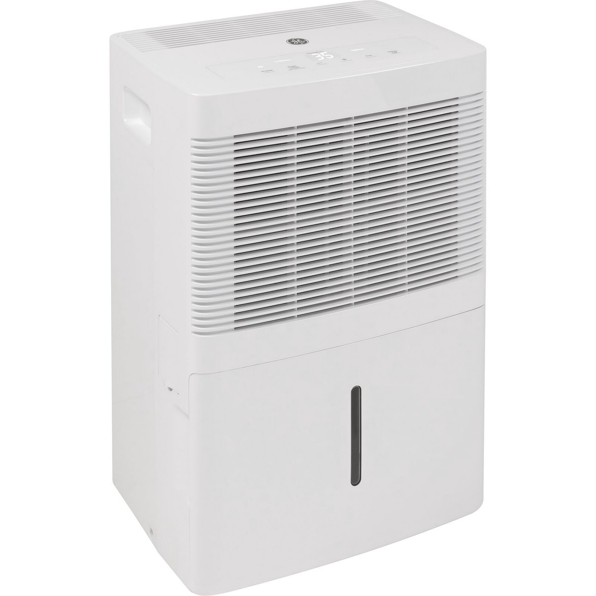 Restored General Electric 20-Pint Portable Dehumidifier with Drain, White (Factory Refurbished)