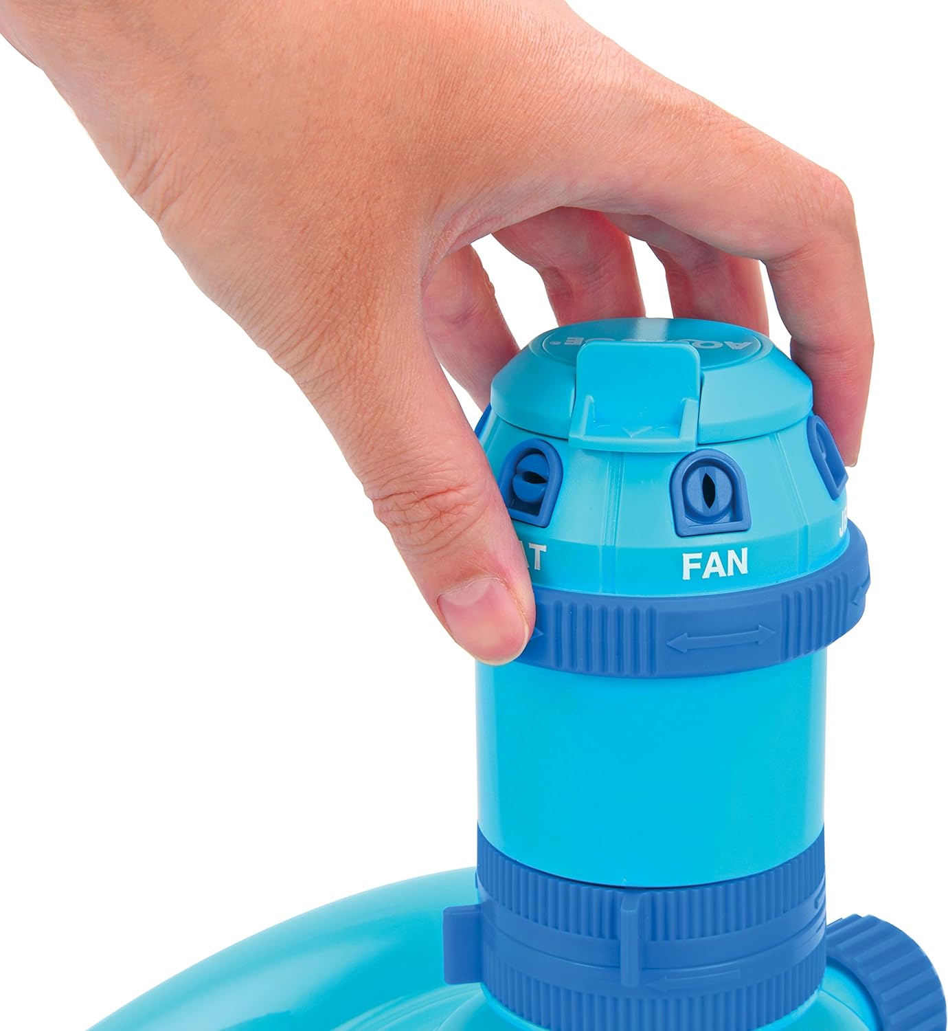 Aqua Joe 6-Pattern Turbo Drive 360 Degree Sprinkler, Customizable Coverage, 6 Spray Patterns, 6 Pack