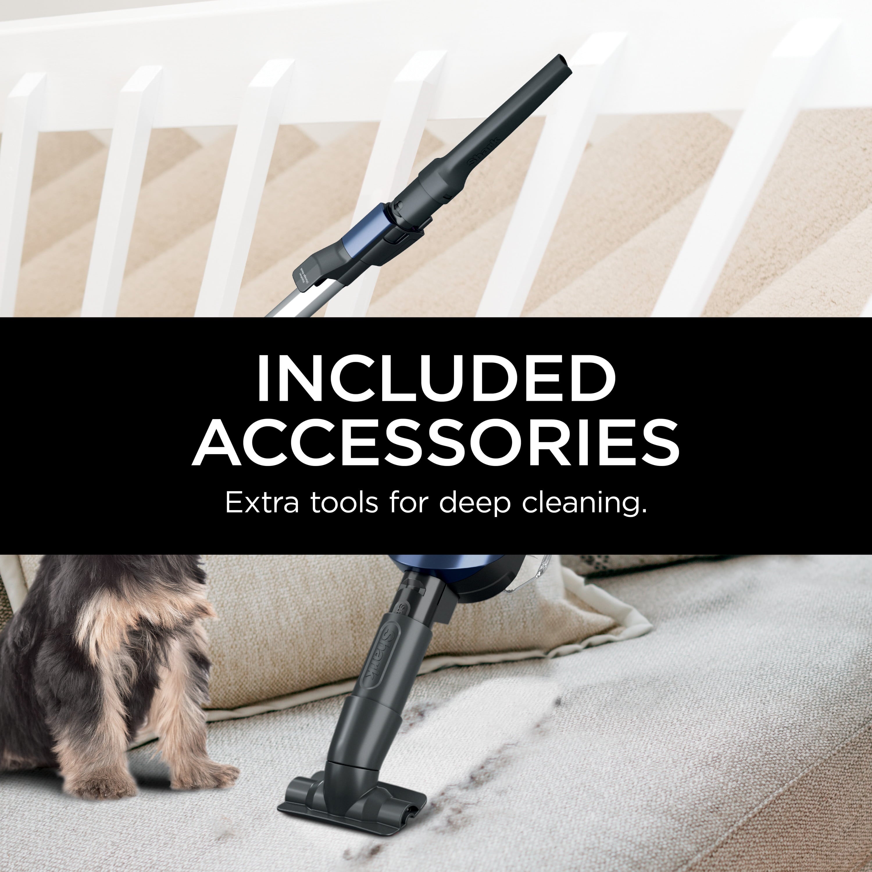 Restored Shark UltraLight Pet Pro Corded Stick with PowerFins and Self-Cleaning Brushroll (Factory Refurbished)