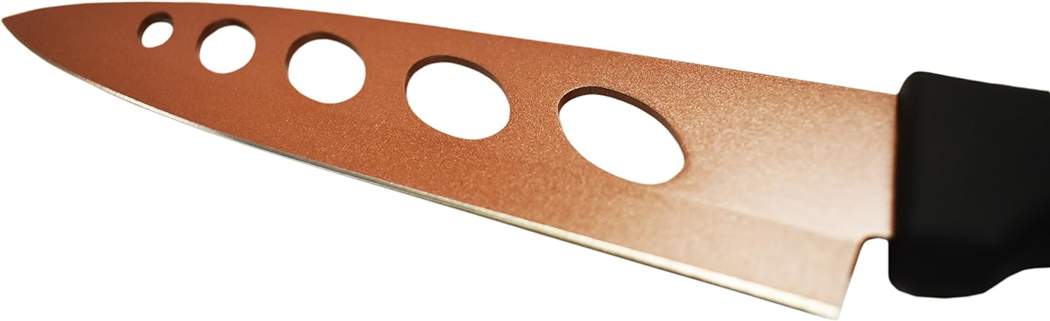 Copper Knife - 4 Pack. Never Needs Sharpening - COPPER KNIFE Stainless Steel Stays Sharp Forever