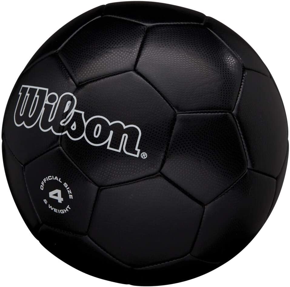 Wilson Traditional Soccer Ball - Black, Size 4