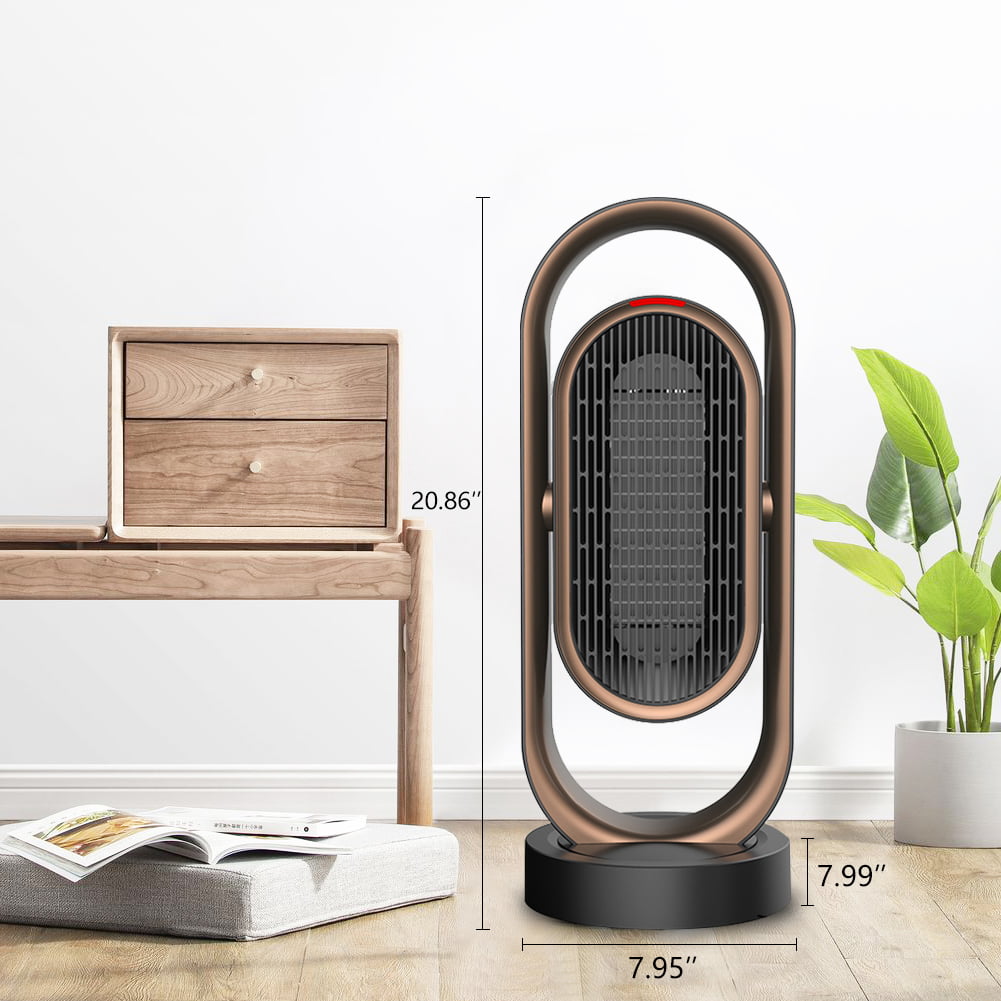 Fit Choice DH-QN08 1500W Oscillating Space Heater, Indoor Heater, Corded Electric