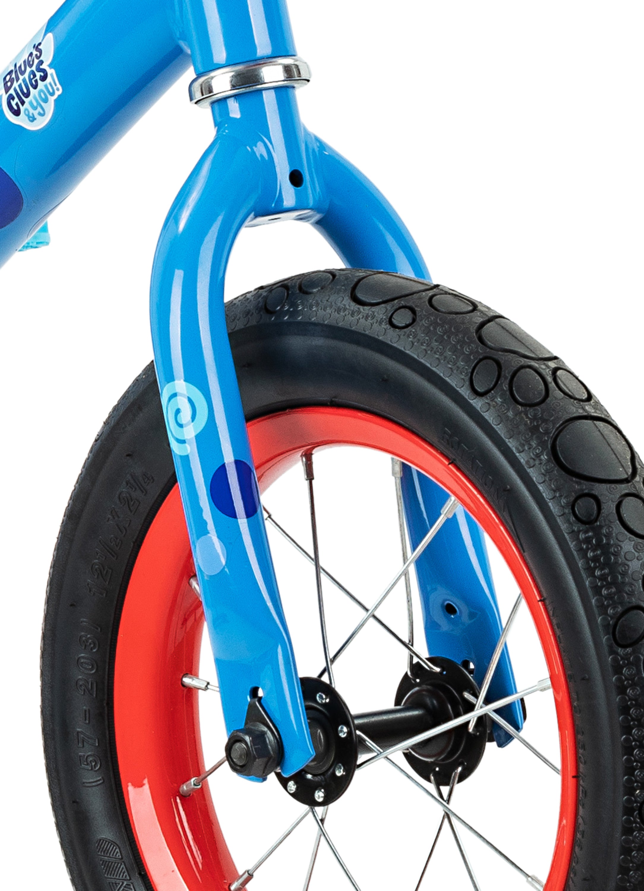 Schwinn Nickelodeon Blue's Clues Kids Bike, 12-Inch Wheel, Ages 2 to 4, with Training Wheels, Blue