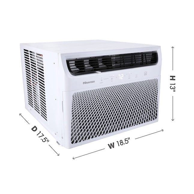 Restored Hisense 8000-BTU 350 SF Wifi Connected Energy Star Window AC, AW0822CW1W (Refurbished)