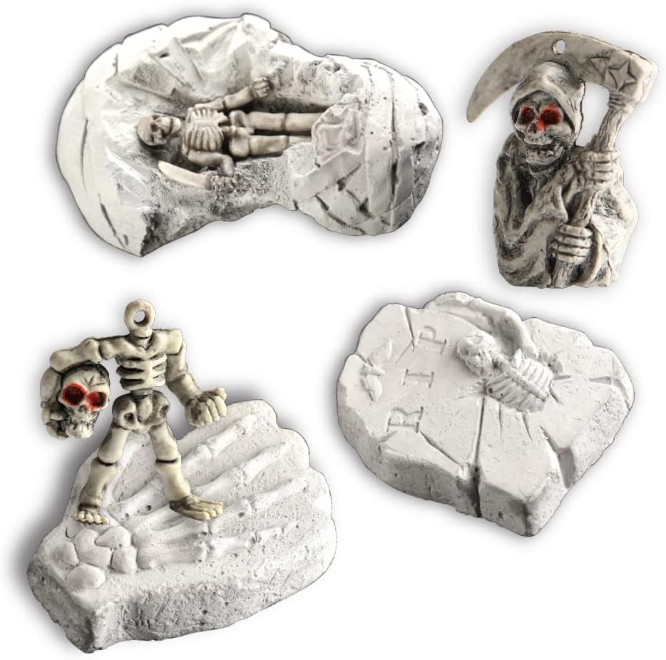 AMAV toys Treasure Hunt Mummy Theme  dig Blocks with Creative Surprise in Each Block. Get Your Mummy Out of The Blocks, Mummy Skeleton Fossil Archaeology Excavation Kit. Age 6 and Above