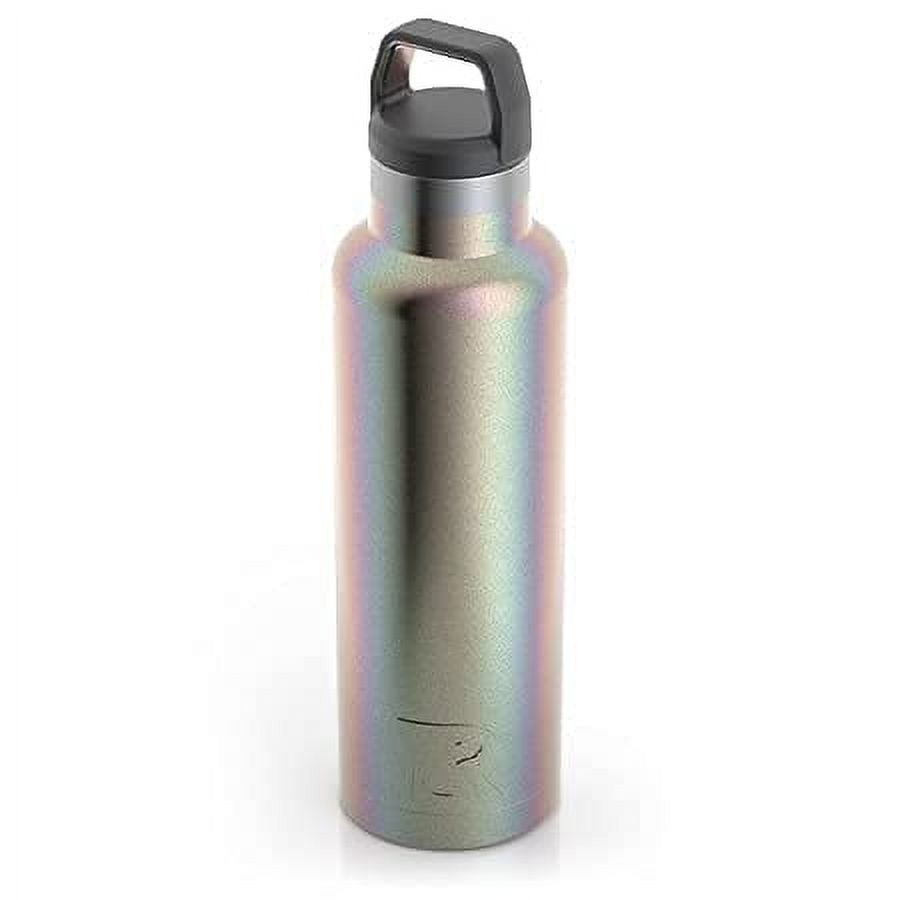 RTIC 20 oz Vacuum Insulated Water Bottle, Metal Stainless Steel Double Wall Insulation, BPA Free Reusable, Leak-Proof Thermos Flask for Hot and Cold Drinks, Travel, Sports, Camping, Twilight