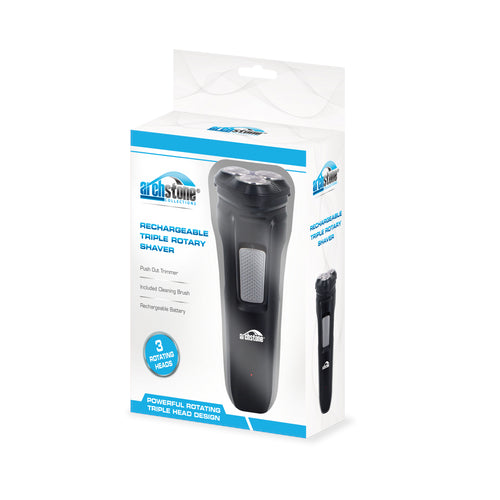Archstone Triple Rotary Shaver with Cleaning Brush