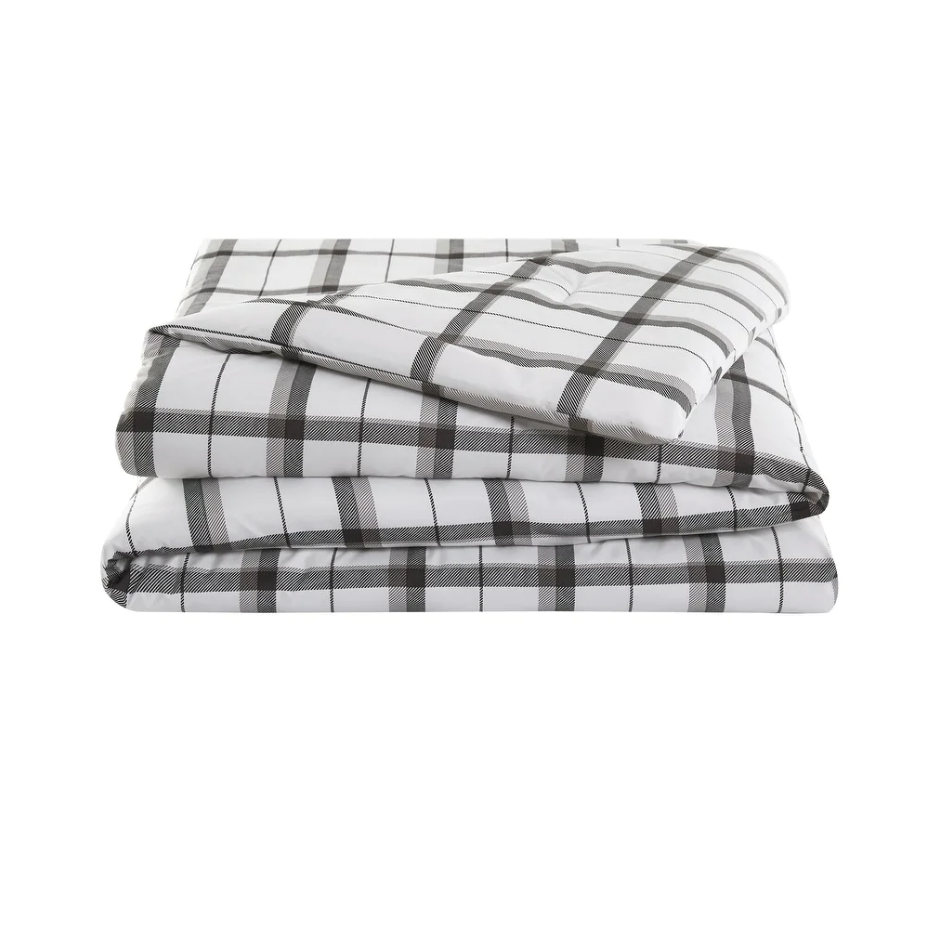 Perry Ellis Full/Queen Grey/White 3-piece bedding