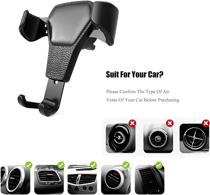 Grand Innovations Auto, Universal Car Vent Phone Holder, Smartphone Holder, 12 Pack