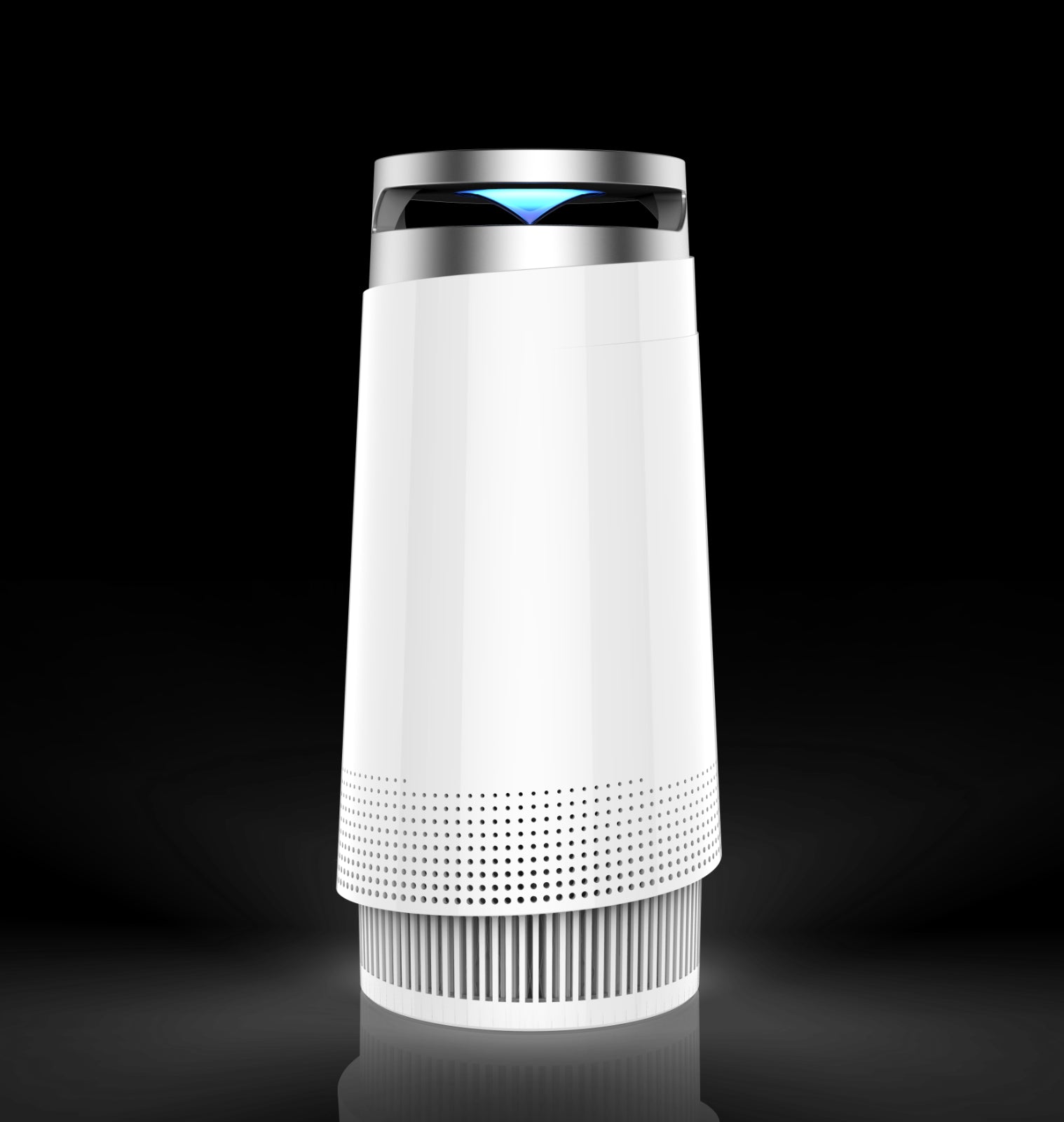 Cool-Living True HEPA 4-Stage Air Purifier with Nightlight Mode and Two Filters CL-6070A White