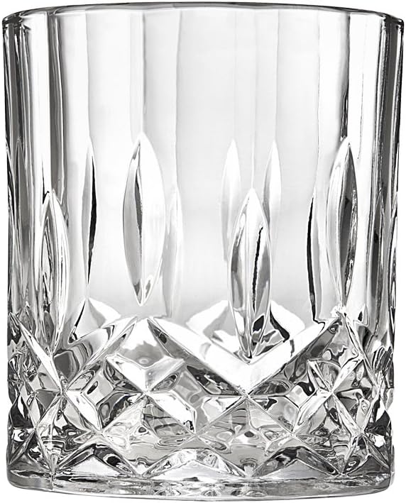Whiskey Decanter And Glasses Bar Set, Includes Whisky Decanter And 6 Cocktail Glasses - 7 Piece Set