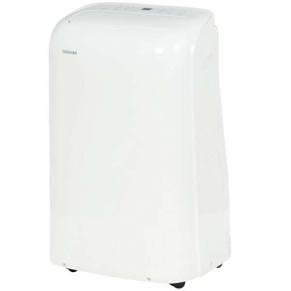 Restored Toshiba 8 000 BTU 12 000 BTU ASHRAE 115-Volt Portable Air Conditioner with Dehumidifier Refurbished