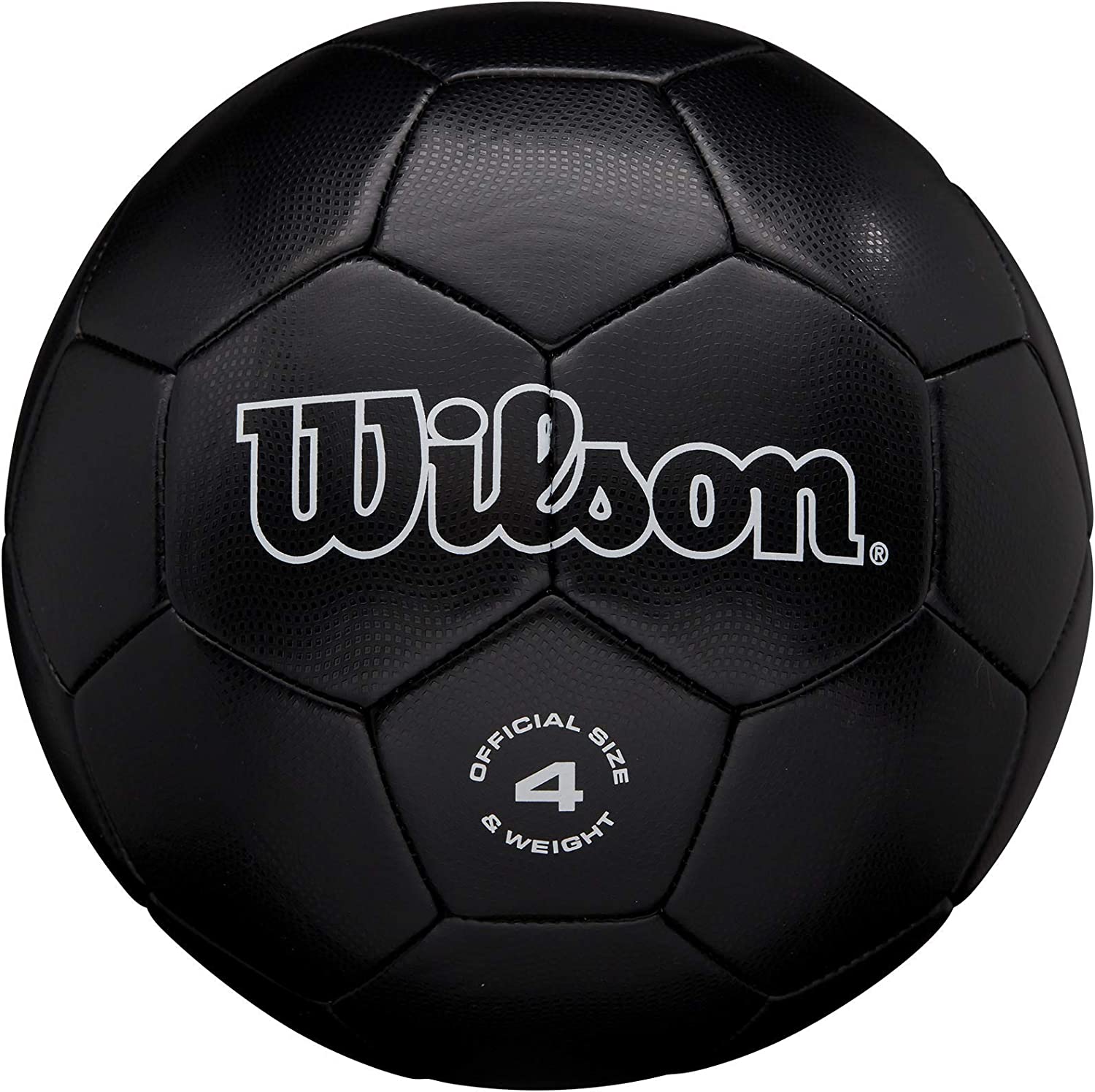 Wilson Traditional Soccer Ball - Black, Size 4