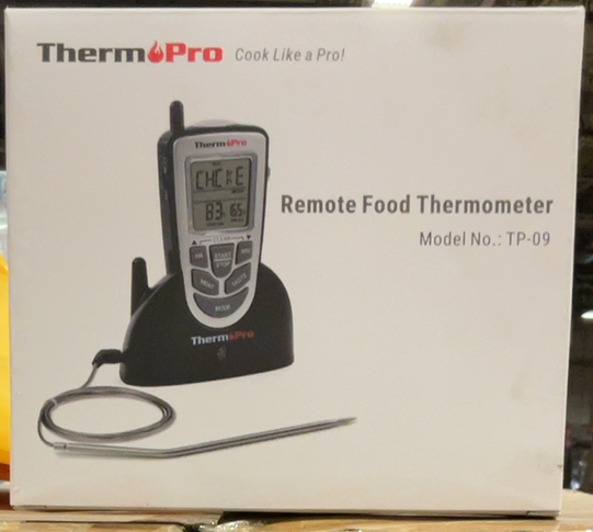 ThermoPro TP09 Electric Wireless Remote Digital Food Cooking Meat BBQ Grill Oven Smoker Thermometer / Timer, 300 Feet Range