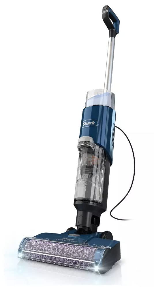Restored SHARK WD101 HydroVac XL 3-in-1 Vacuum, Mop & Self-Cleaning System for Multi-Surface Cleaning, Perfect Hardwood, Tile, Marble, Area Rug More, Corded, No Solution Included*, Navy (Factory Refurbished)