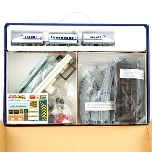 World Train Series: Collector's Edition Japanese Bullet Train - Shinkansen N700A - Battery Operated Train Set, Ages 3+, 6 Pack