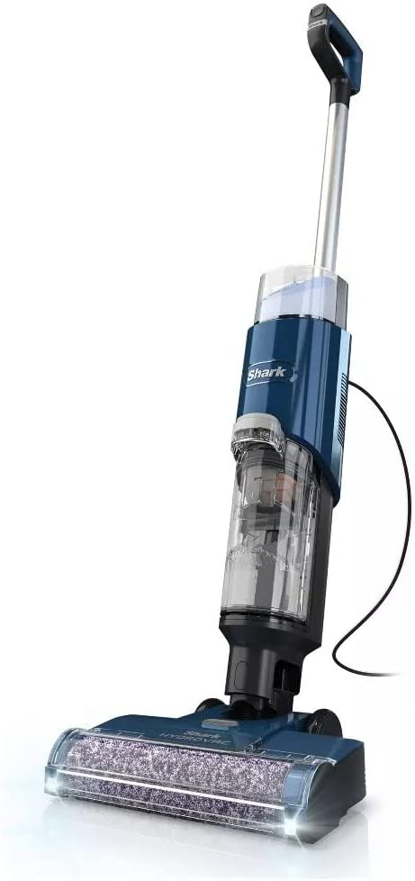 Shark WD101 HydroVac XL 3-in-1 Vacuum, Mop & Self-Cleaning System for Multi-Surface Cleaning, Perfect for Hardwood, Tile, Marble, Area Rug & More, Corded, (1 cleaning solution included), Navy (Renewed)