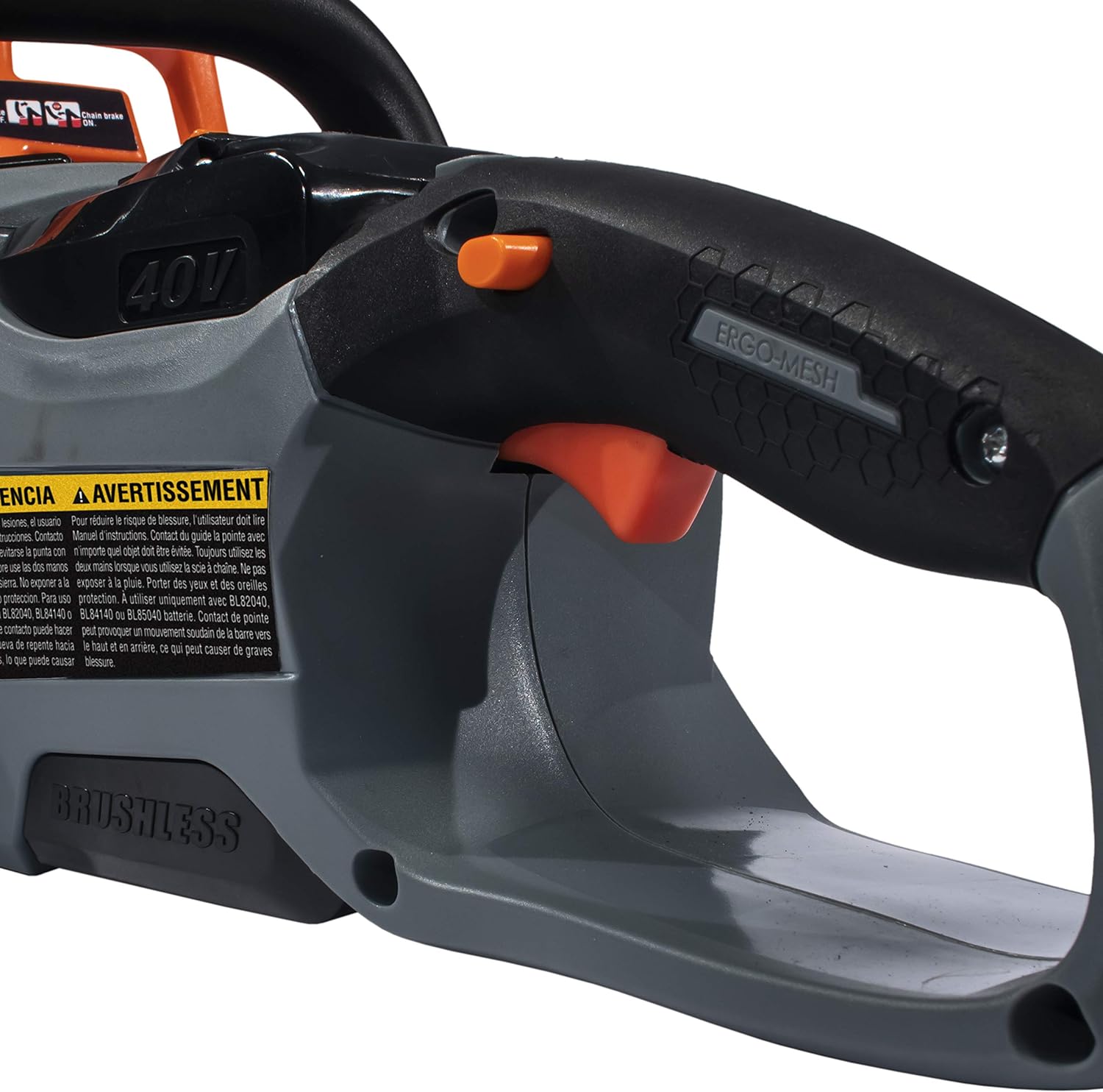 Scotts LCS31140S 14 in. 40-Volt Lithium Ion Cordless Chainsaw, 2Ah Battery and Charger Included