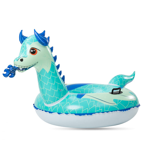 Joyin 47in Inflatable Ice-Dragon Snow Tube, 2 Pack