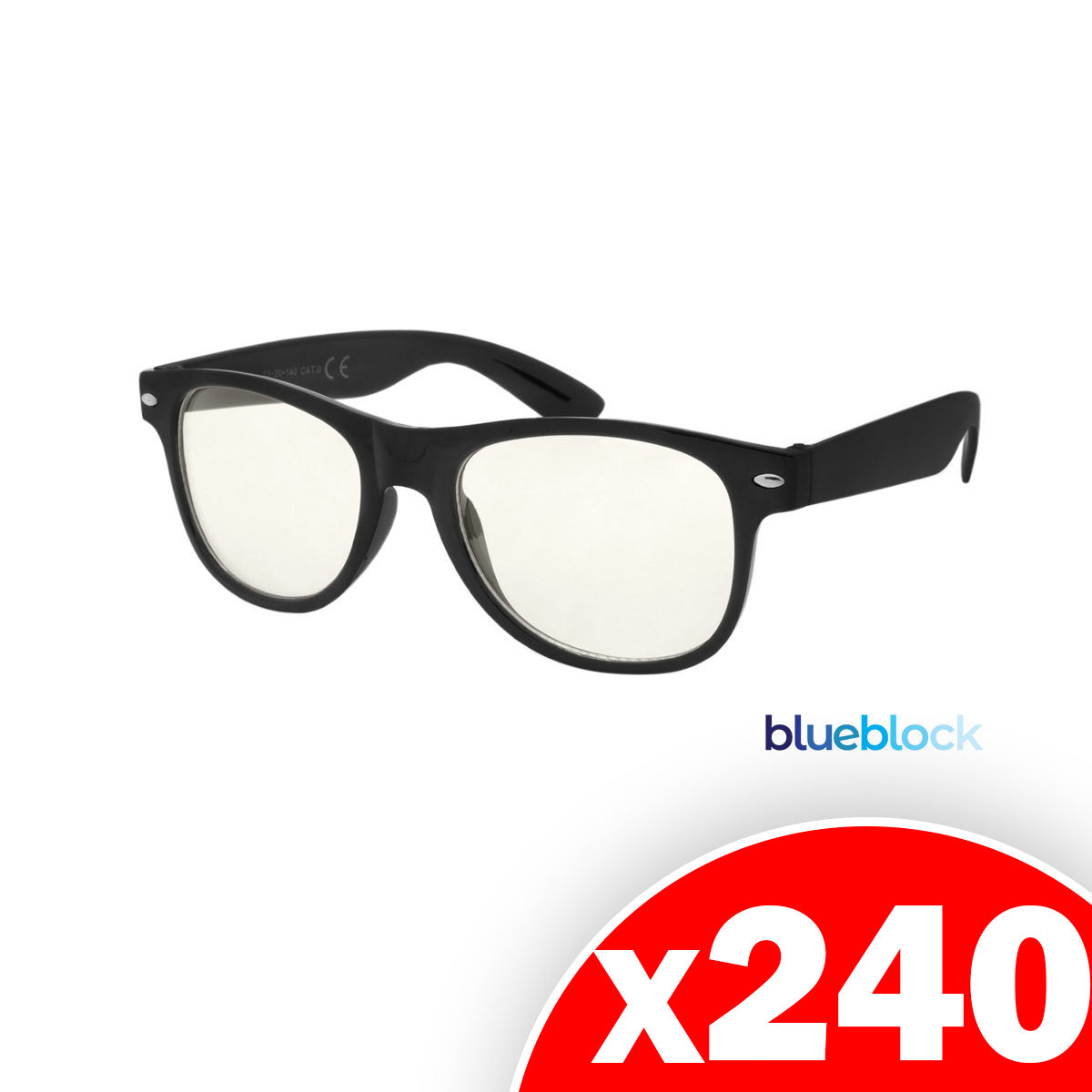 Shark eyes Blue Light Glasses - Unisex, 240 Pack