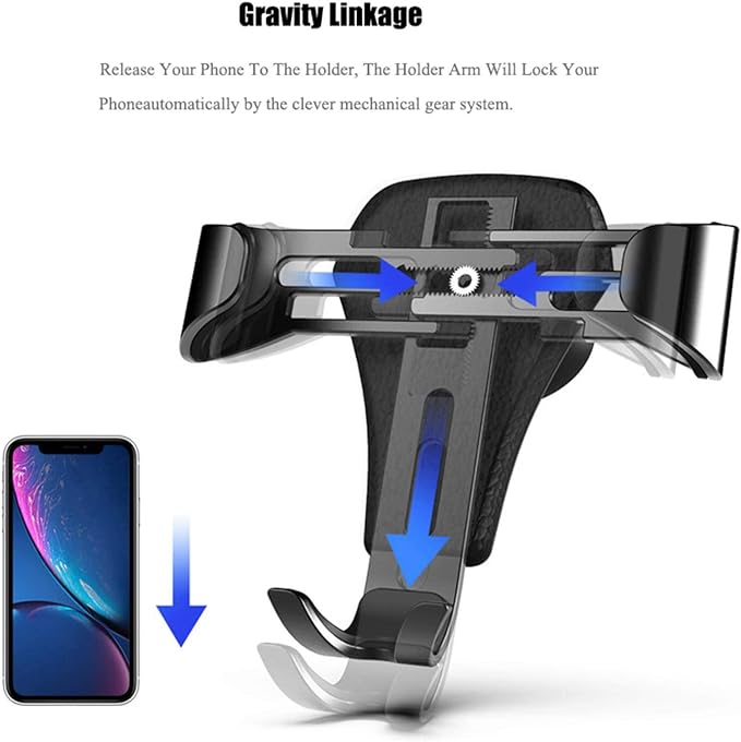 Grand Innovations Auto, Universal Car Vent Phone Holder, Smartphone Holder