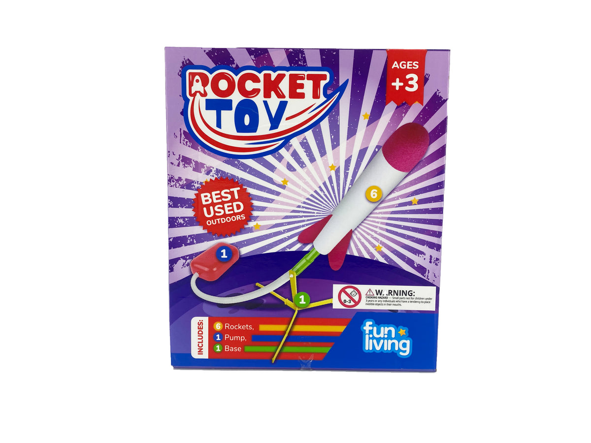 Fun Living Jump Rocket Toy Set, 36 Pack