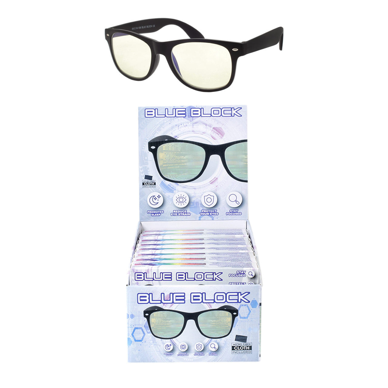 Shark Eyes Blue Light Glasses - Unisex