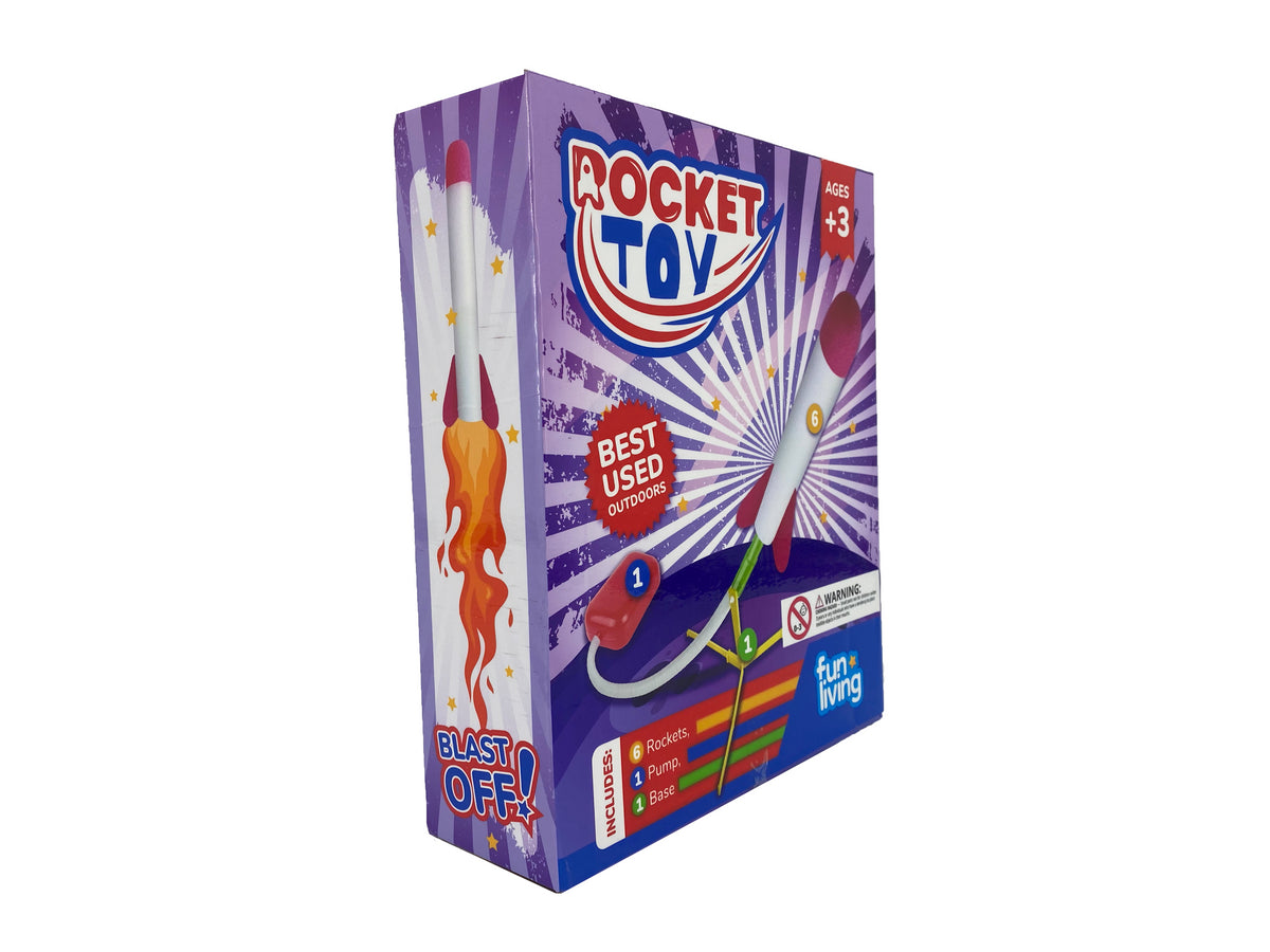 Fun Living Jump Rocket Toy Set, 36 Pack