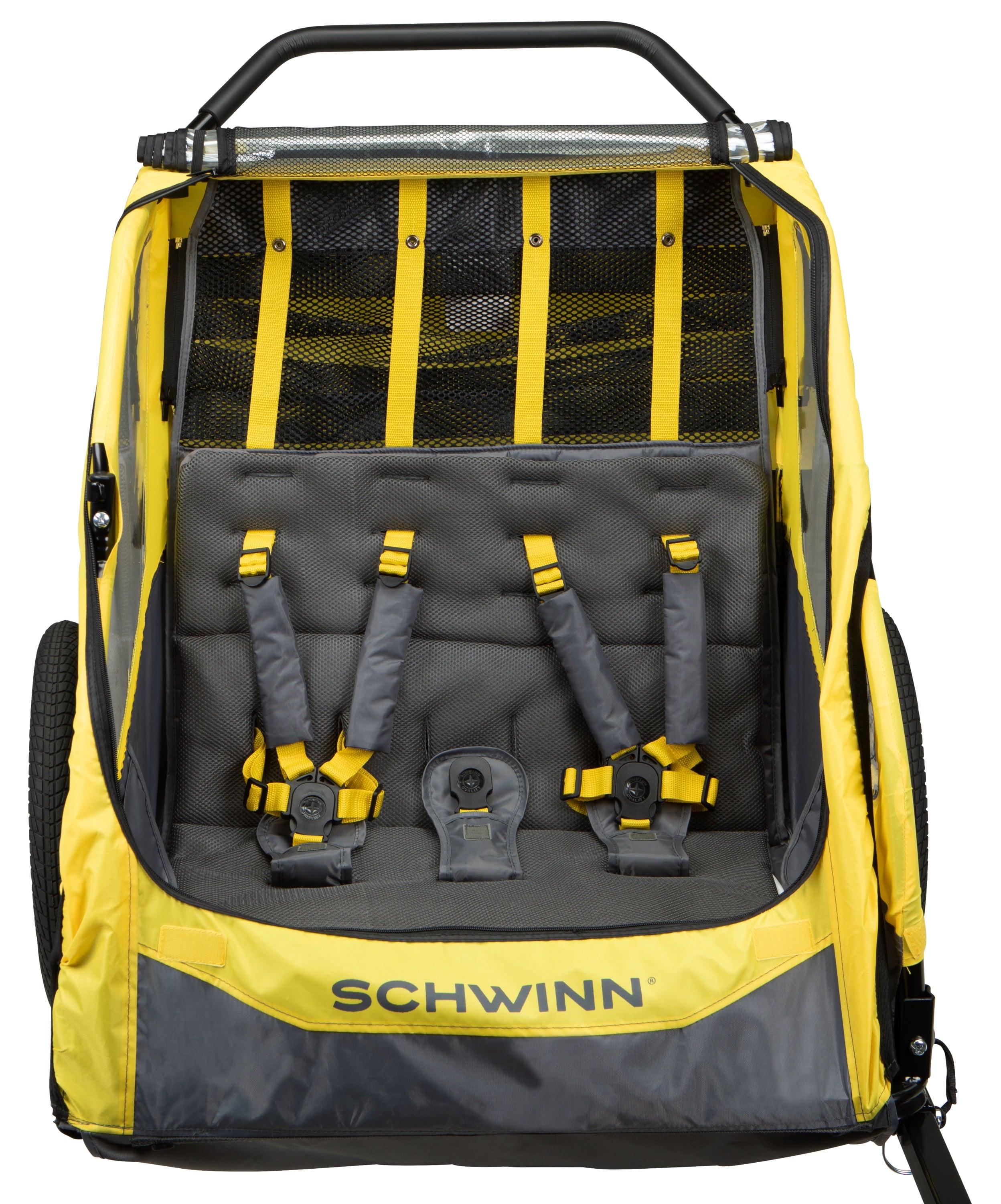 Schwinn Willow River Toddler Unisex Trailer/Stroller, Yellow/Black