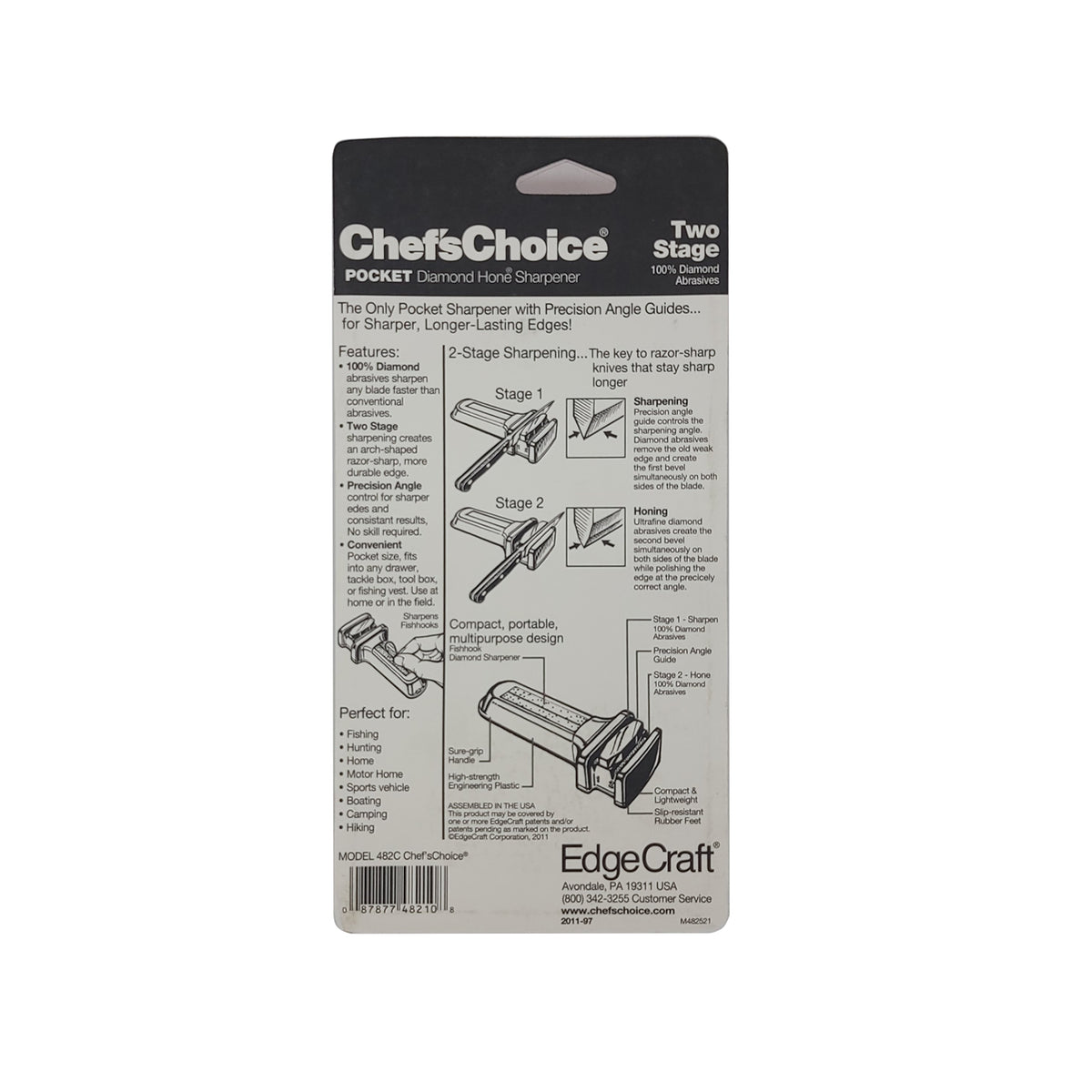 Chef's Choice Pocket Knife and Fish Hook Sharpeners