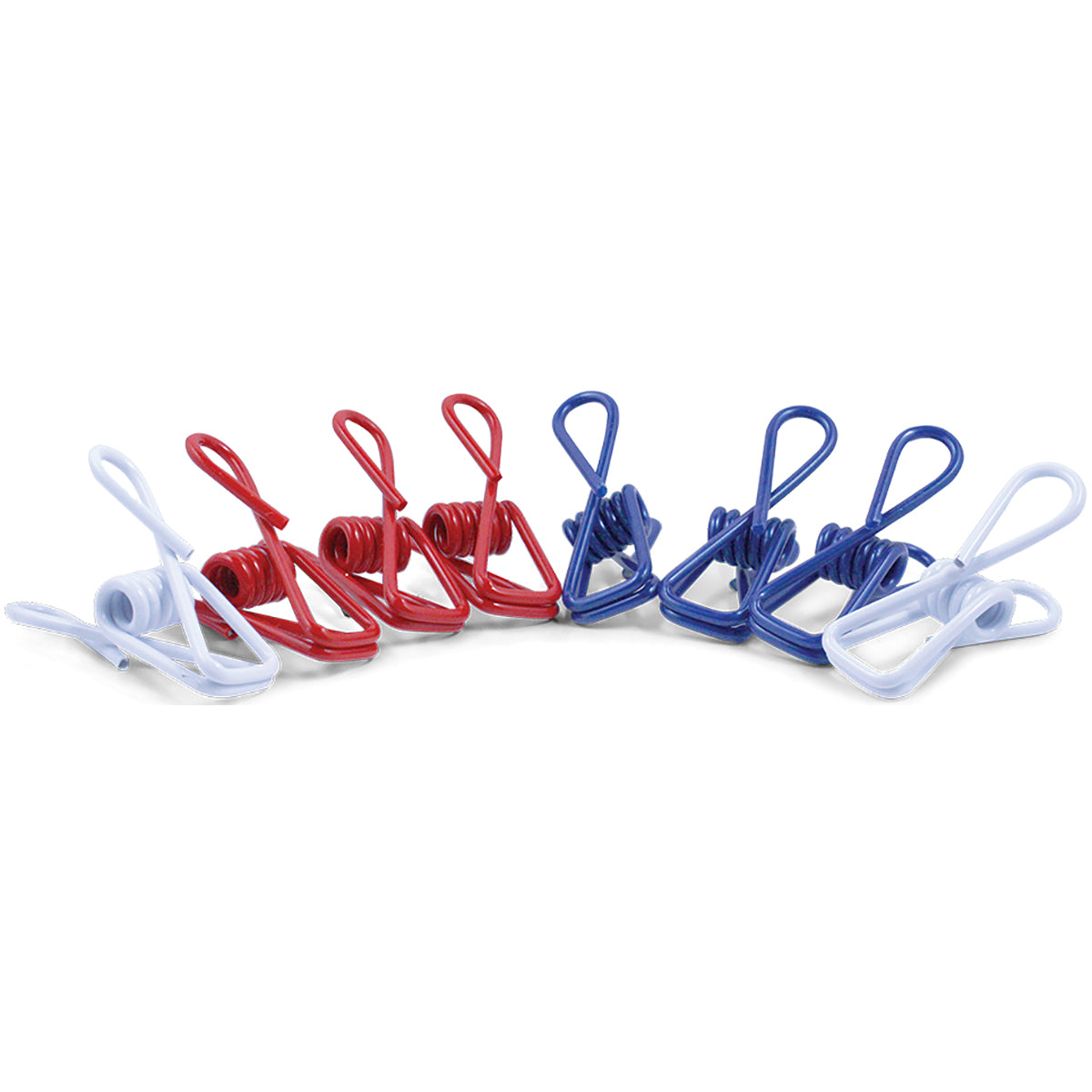 Coghlan's Clothes Clips (8 Pack), Plastic Coated Wire Clothesline Spring Clips