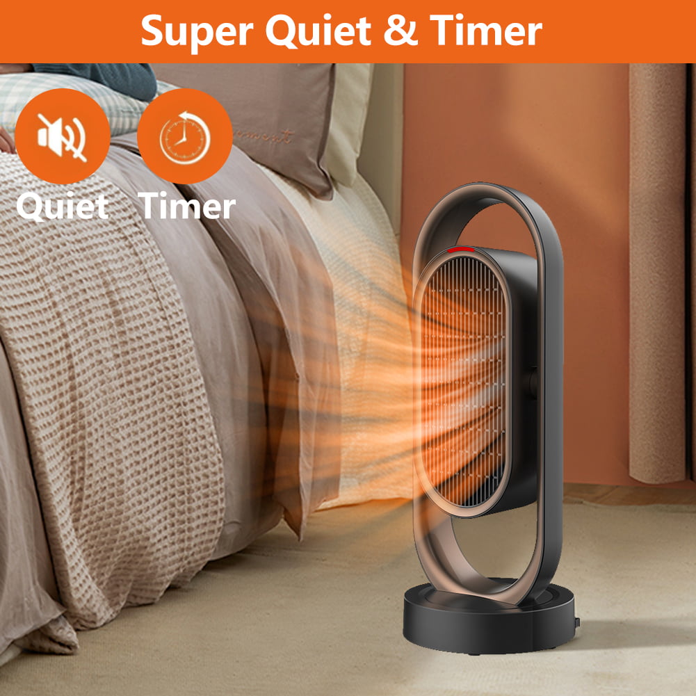 Fit Choice DH-QN08 1500W Oscillating Space Heater, Indoor Heater, Corded Electric