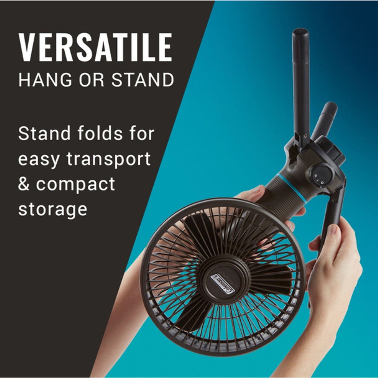 OneSource Multi-Speed Fan & Rechargeable Battery