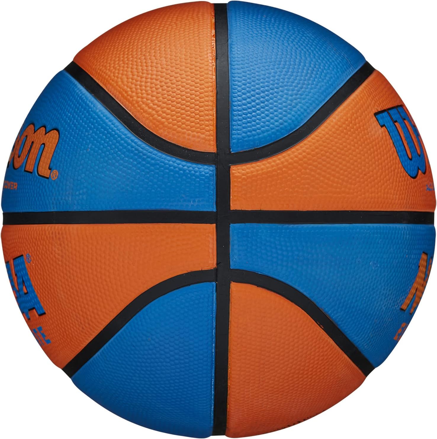 Wilson NCAA Elevate Basketball, Size 5 - 27.5", Royal/Orange