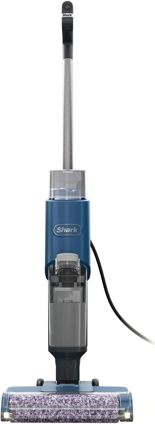 Shark WD101 HydroVac XL 3-in-1 Vacuum, Mop & Self-Cleaning System for Multi-Surface Cleaning, Perfect for Hardwood, Tile, Marble, Area Rug & More, Corded, (1 cleaning solution included), Navy (Renewed)