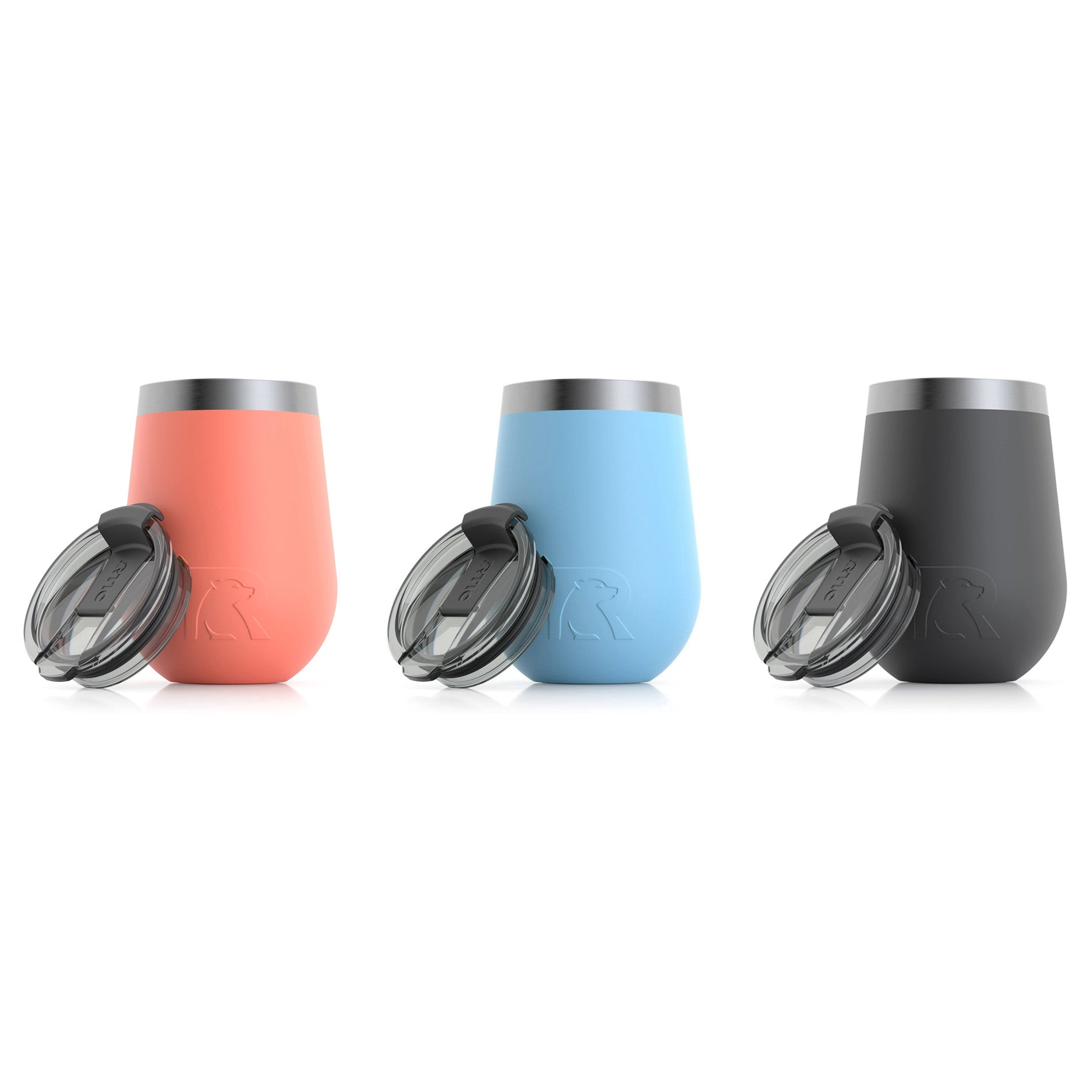 RTIC Cocktail Tumbler Insulated Stainless Steel Drink Tumbler with Lid for Hot and Cold Beverage