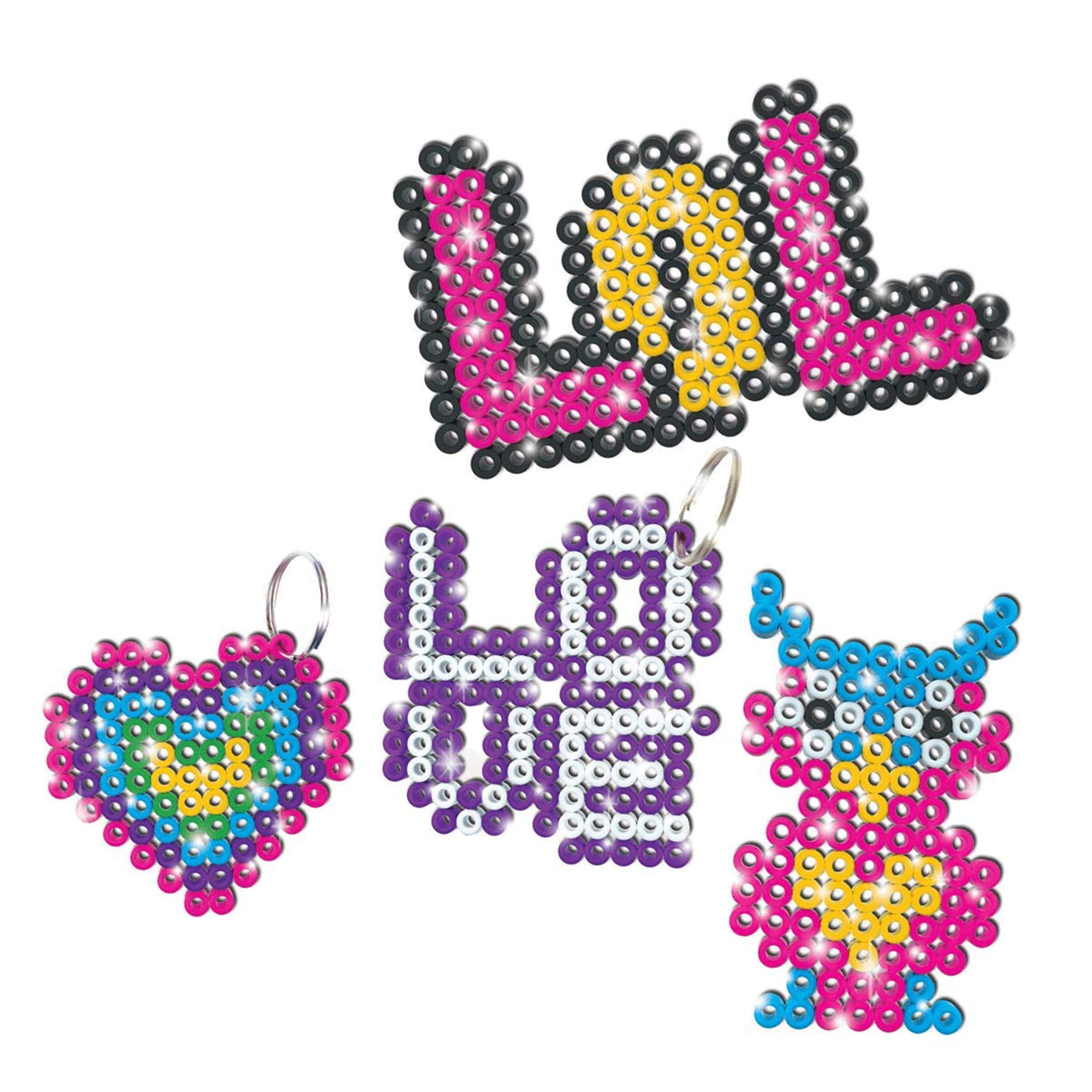 AMAV EZ Beads Charms-800 Beads Set, Craft Kit to Create Fun and Easy Bead Projects, Children Ages 5 and Up