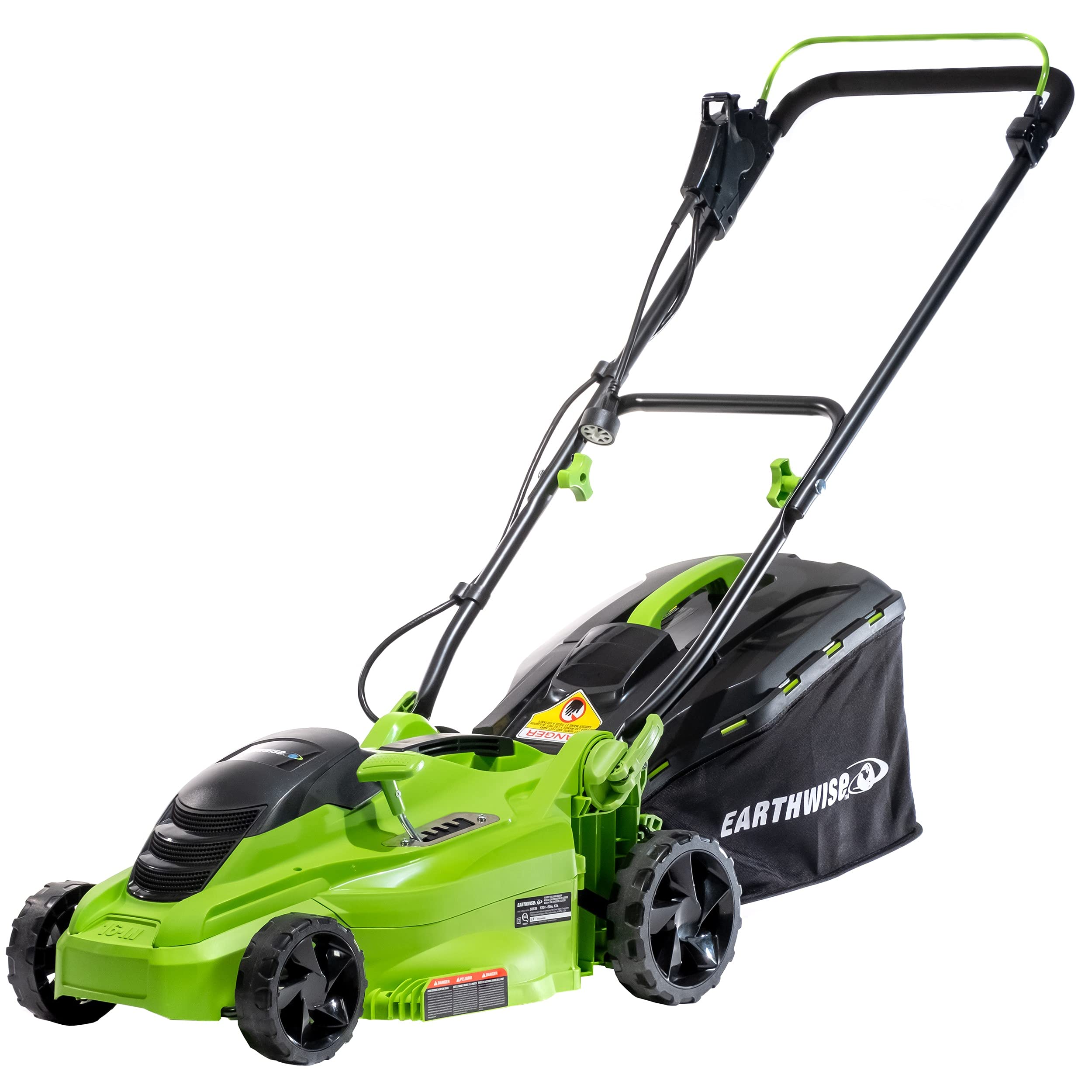 Earthwise 16-Inch 11-Amp Corded Electric Walk-Behind Lawn Mower 16-Inch, 11-Amp