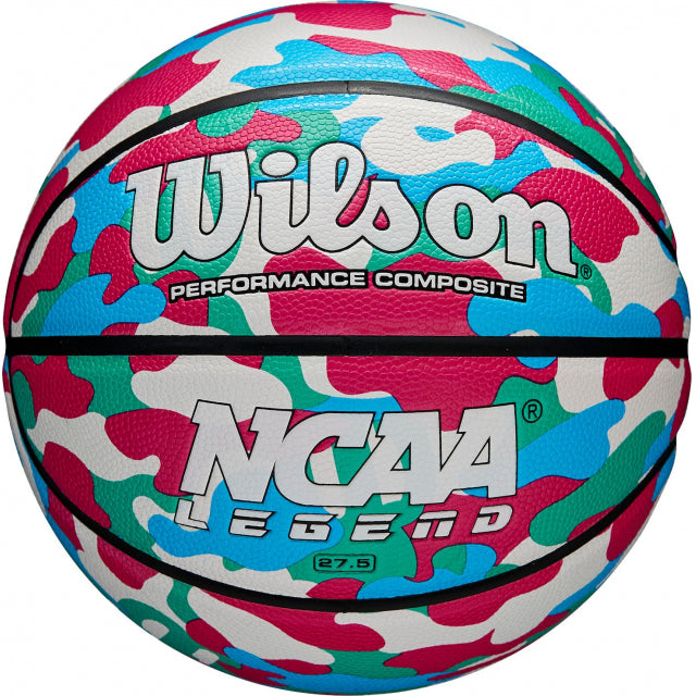 Wilson NCAA Legend Basketball, Pink Camo, Size 5
