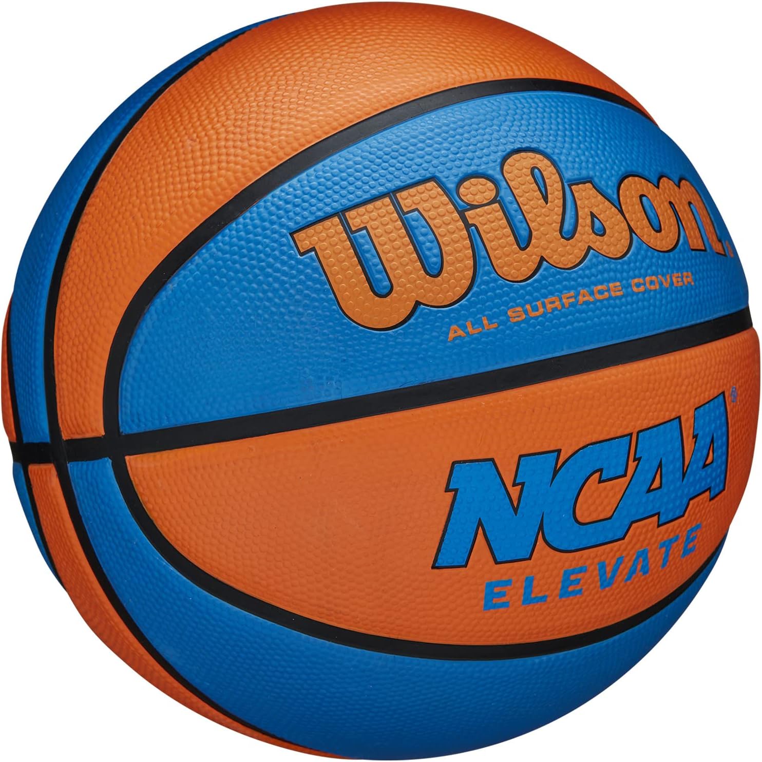 Wilson NCAA Elevate Basketball, Size 5 - 27.5", Royal/Orange