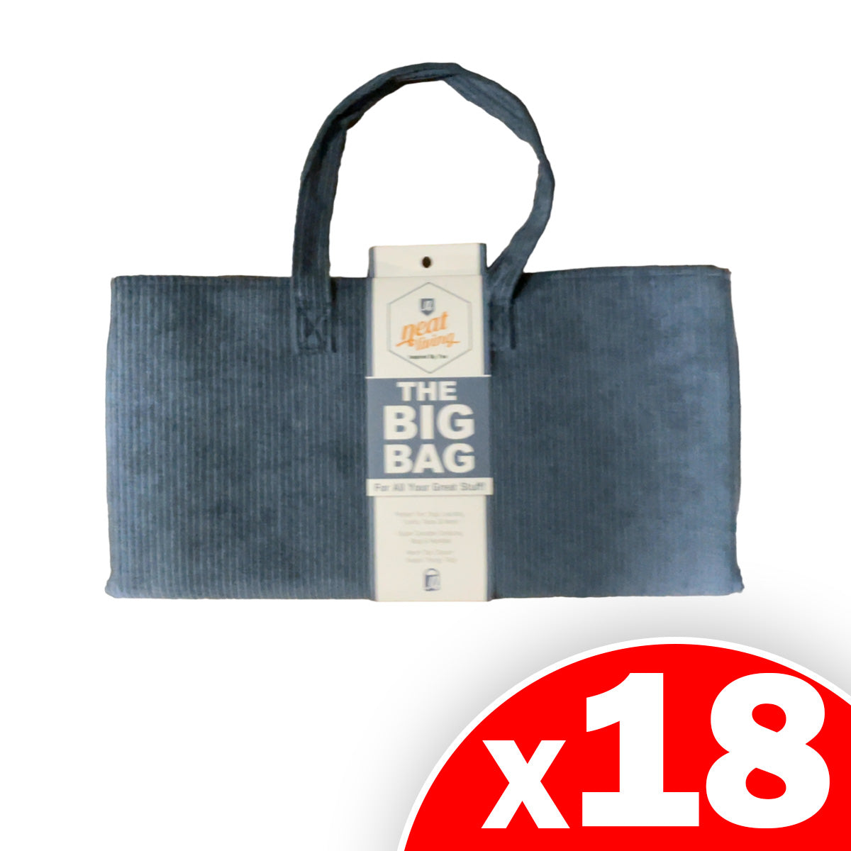 The Big Bag, Utility Bag, Lug in Style! 18 Pack