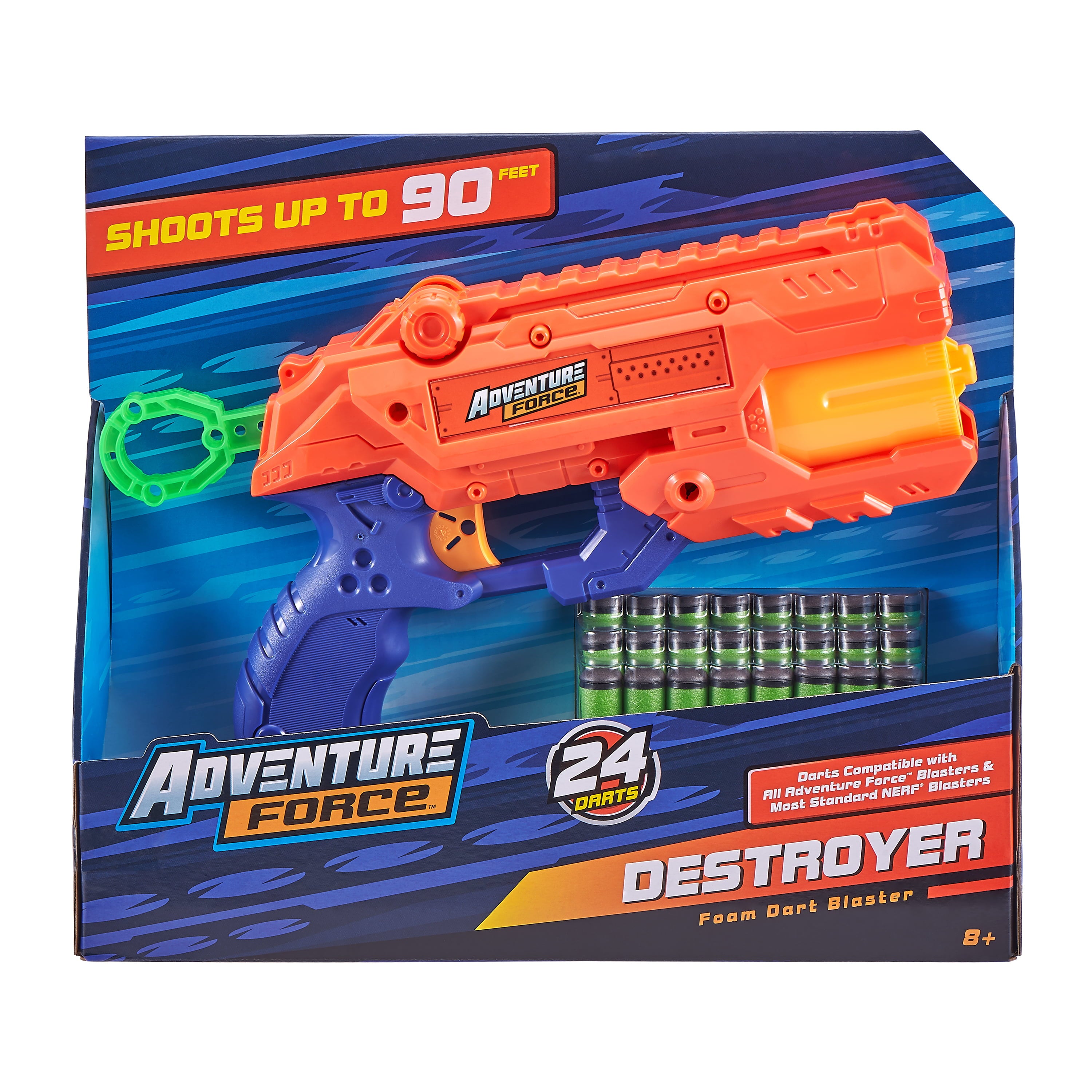 Adventure Force 25-Piece 90' Range Destroyer Foam Dart Blaster