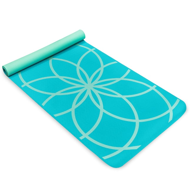 Life Energy 3202YM 4 MM Antimicrobial Yoga Mat with Carrying Strap