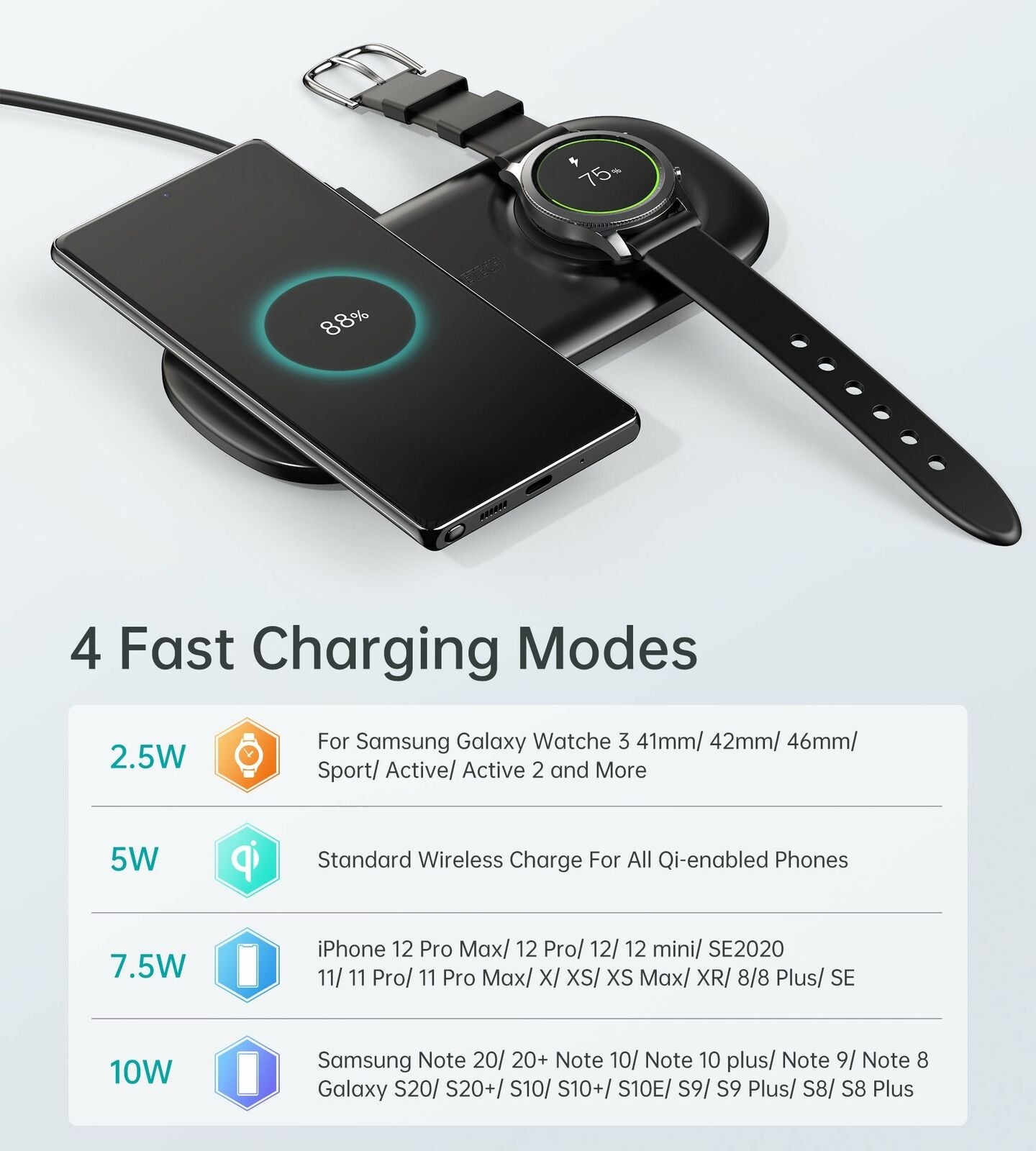 Choetech T570-S in 1 Wireless Charger