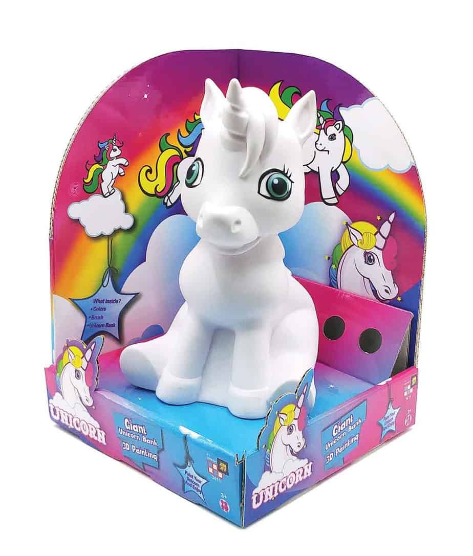 AMAV Unicorn Bank- DIY Paint Your Own Unicorn