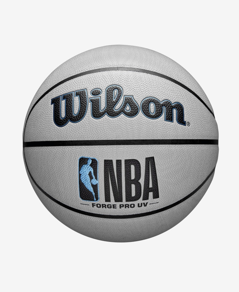 Wilson NBA Forge Pro UV Indoor/Outdoor Color Changing Basketball, Sand/Blue, Size 7